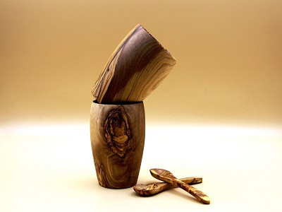 mug  en bois d’olivier