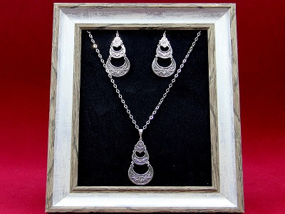 Parure "hlel" en argent 925