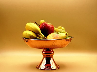 Panier sur pied en cuivre...