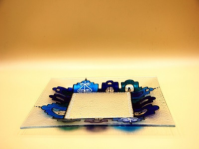 Assiette décorative en...