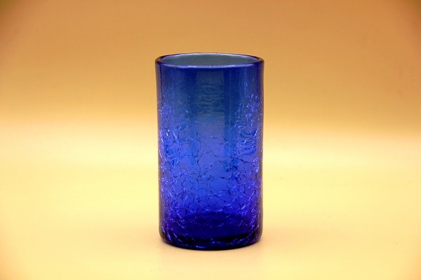 Verres à thé en verre soufflé craquelé