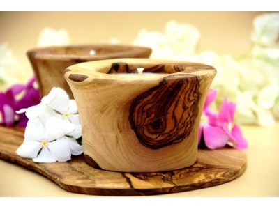 Bougie évasée parfumée...